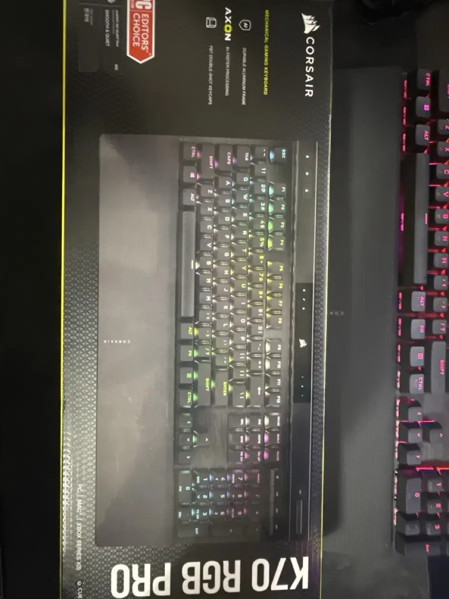 커세어 k70 rgb pro 미개봉 팝니다